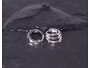 Moderne mehrschichtige Silberohrclips