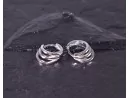 Moderne mehrschichtige Silberohrclips