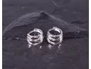 Moderne mehrschichtige Silberohrclips