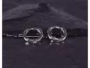 Elegante Silberohrringe mit Clipverschluss