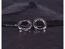 Elegante Silberohrringe mit Clipverschluss