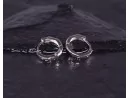 Elegante Silberohrringe mit Clipverschluss
