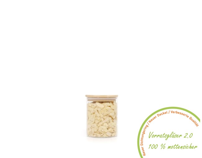 B-Stock Round storage jars with bamboo lids individually