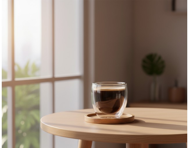 Double-walled glass 90 ml