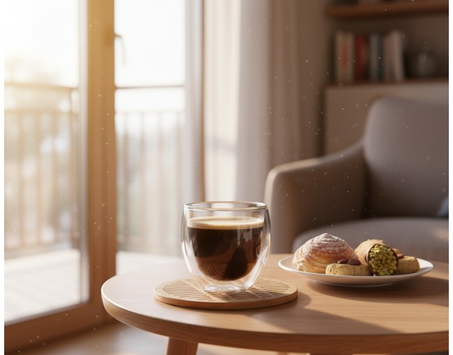 Vetro a doppia parete 90 ml