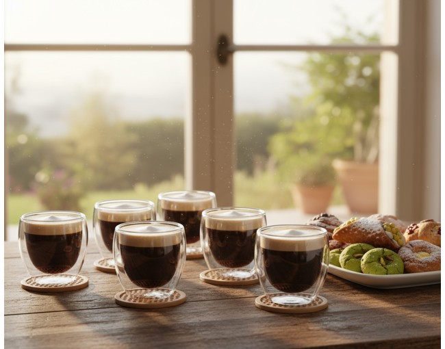 Double-walled glass 90 ml