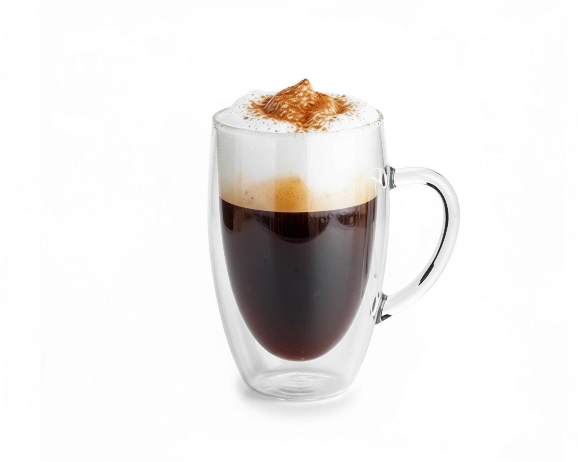 Bicchiere a doppia parete con manico 450 ml