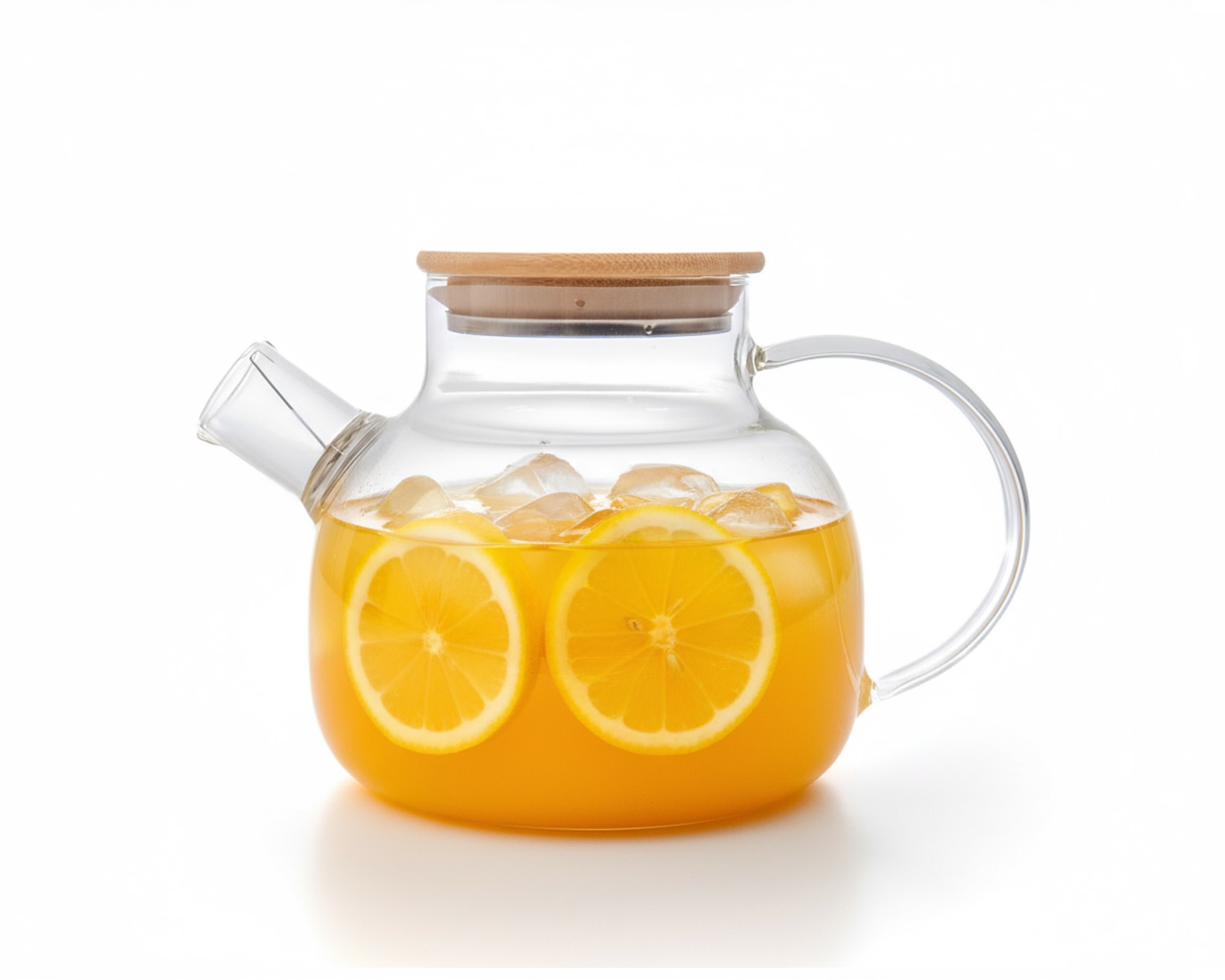 Théière avec couvercle en bambou 1000 ml