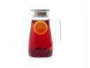 Glass carafe with stainless steel lid 1800 ml