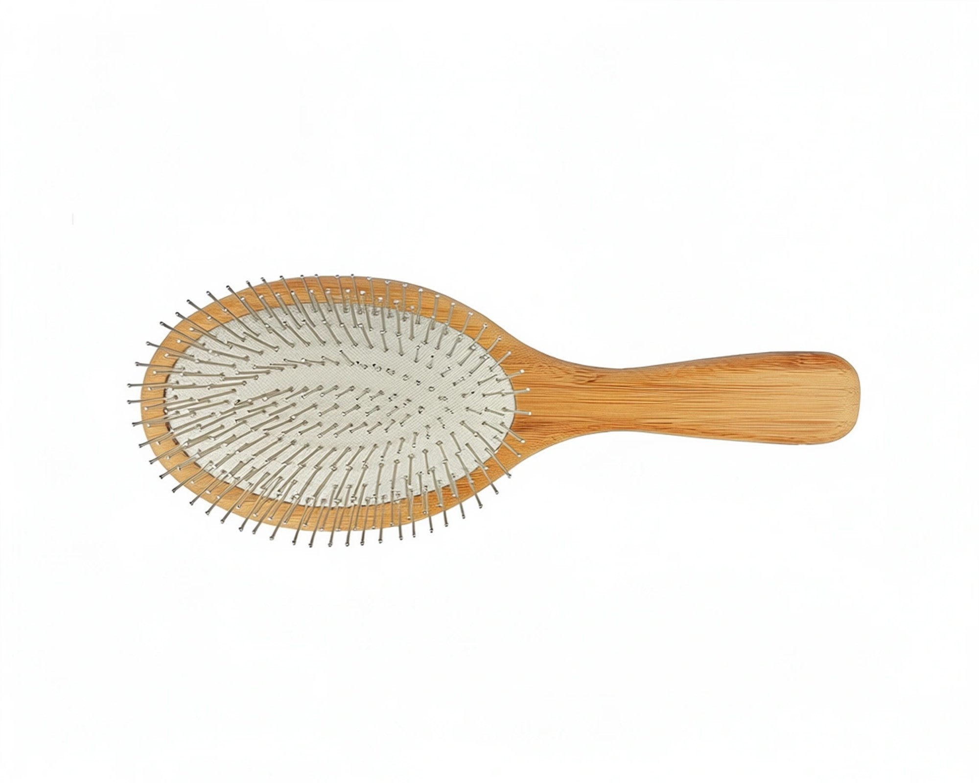 Grande brosse à cheveux ronde en métal