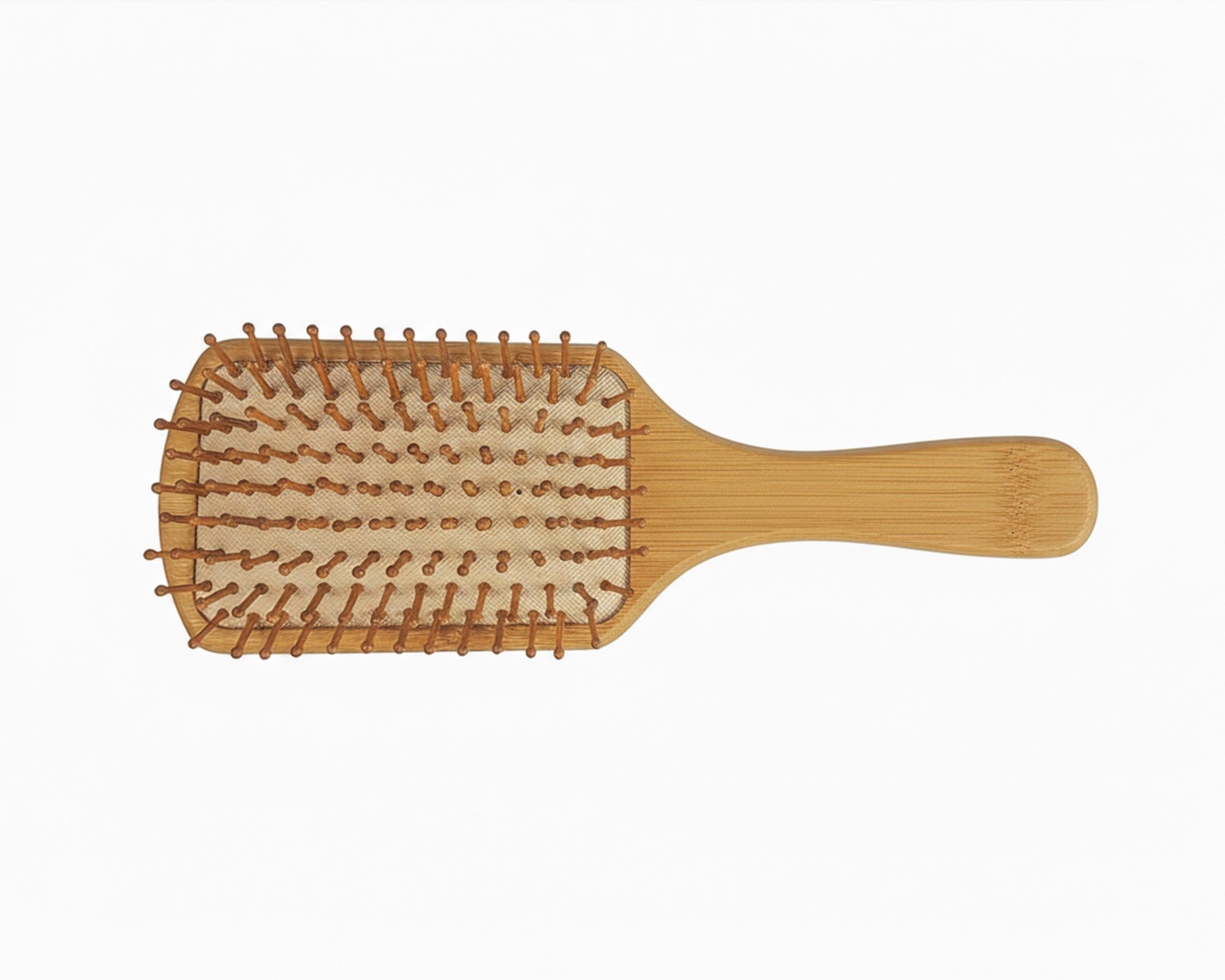 Large bamboo hairbrush