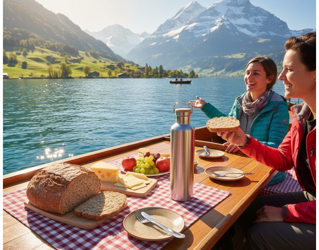 Bouteille thermos en acier inoxydable 1000 ml