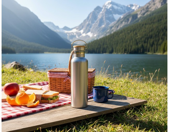 Stainless steel thermos flask 750 ml