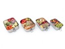 Lunch box con clip per rotolo 1400 ml