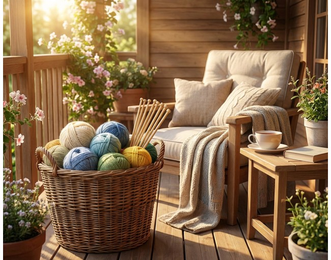 Knitting needles 25 cm