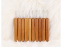Crochet hooks bamboo and metal