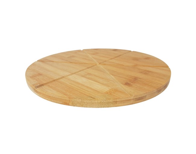 Large pizza plate made of bamboo