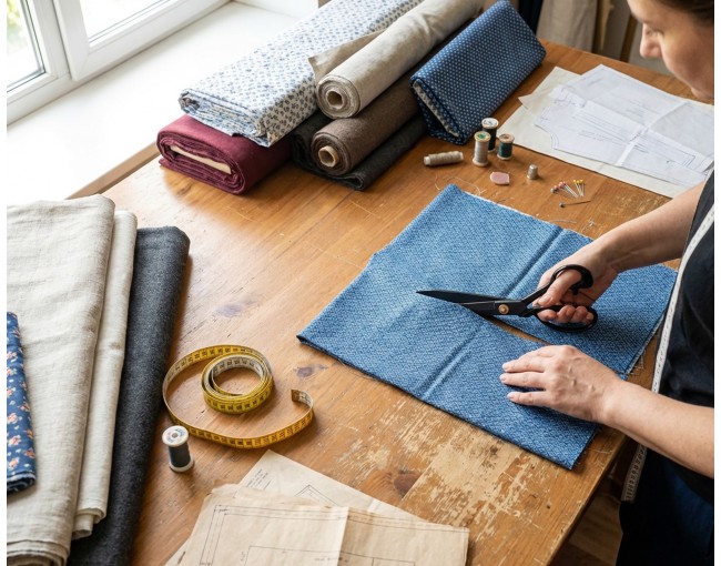 Tailor's scissors made of carbon steel 3 fingers 31cm