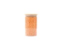 Bocaux de conservation ronds avec couvercles en bambou, lot de 4, 800 ml