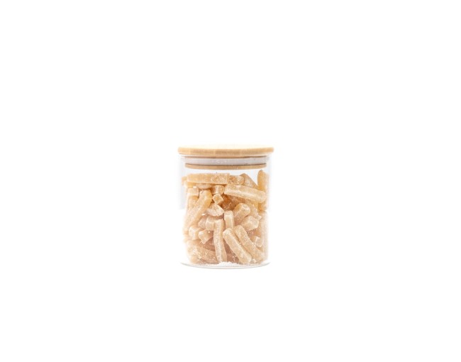 Barattoli rotondi con coperchio in bambù, set da 4, 800 ml