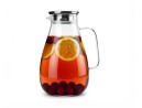 Glaskaraffe mit Edelstahldeckel 2200 ml