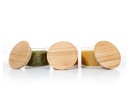 Square storage jars, stackable, set of 3