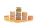 Bocaux de rangement carrés, empilables, lot de 3