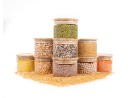 Bocaux de rangement carrés, empilables, lot de 3