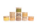 Bocaux de rangement carrés, empilables, lot de 3