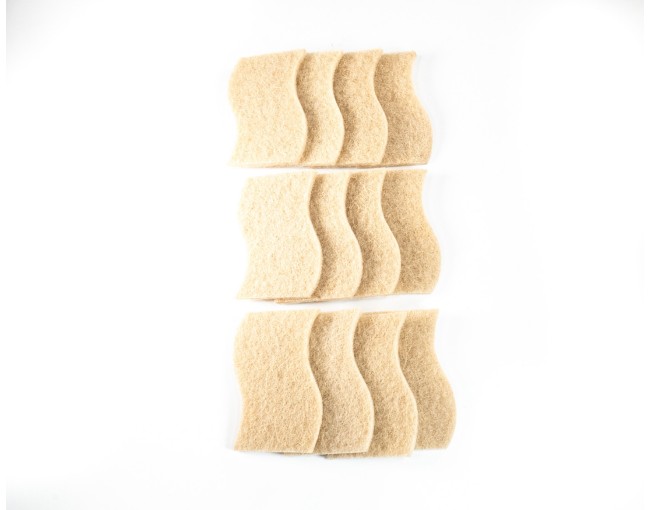 Spülschwämme Kokosfasern beige 12er Set Design 2