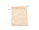 Make-up removal pads bamboo and cotton set of 12 beige