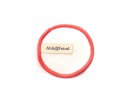 Make-up removal pads bamboo and cotton set of 12 red