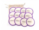 Makeup removal pads hemp and cotton set of 12