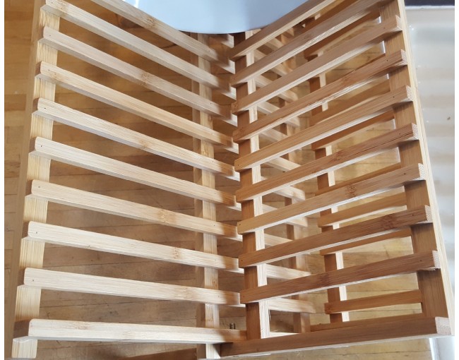 Bamboo draining rack