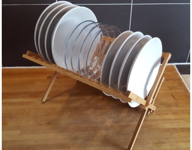 Bamboo draining rack