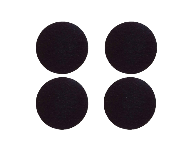 Activated carbon filter set of 4 for 3L compost bin