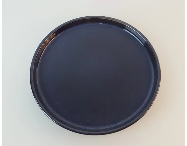 Dessert Teller dunkelblau aus Keramik