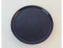 Dessert plate dark blue made of ceramic