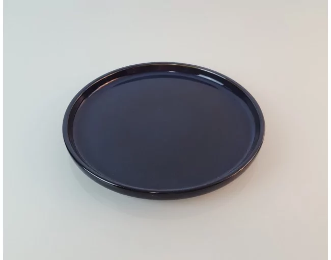 Dessert Teller dunkelblau aus Keramik