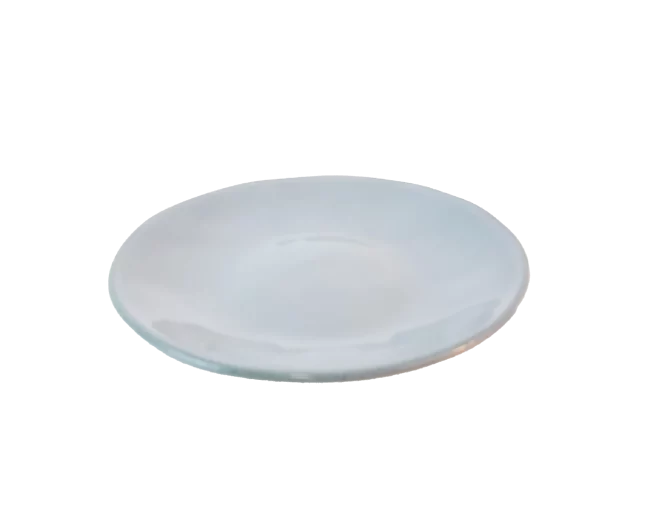 Dessertteller grünblau aus Keramik
