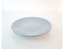 Green-blue ceramic dessert plate