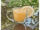 Doppelwandiges Glas mit Henkel 200 ml