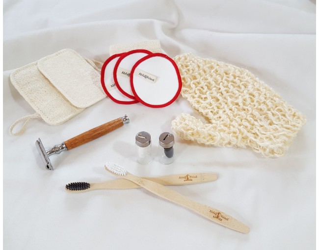 Set di 3 guanti da doccia in sisal