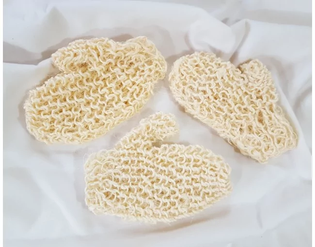 Duschhandschuh aus Sisal 3er Set