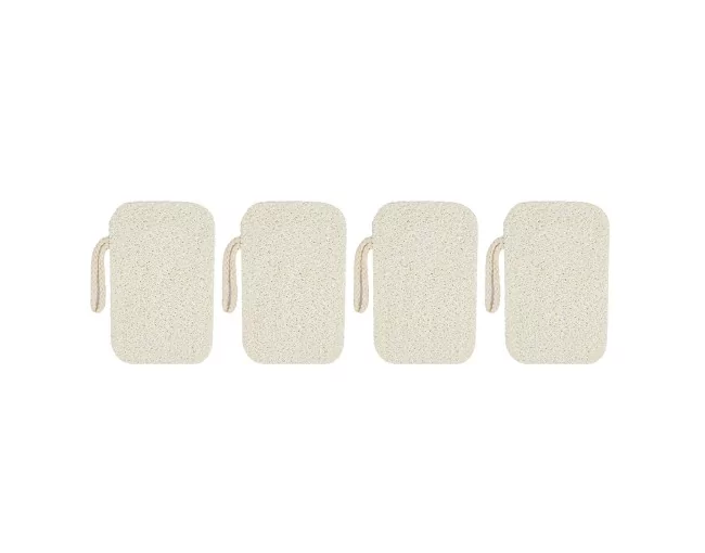 Duschschwamm aus Luffa 4er Set