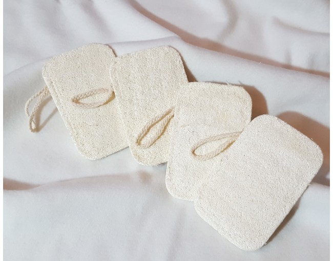 Loofah shower sponge set of 4