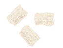 Éponge de douche en sisal avec manche, lot de 3
