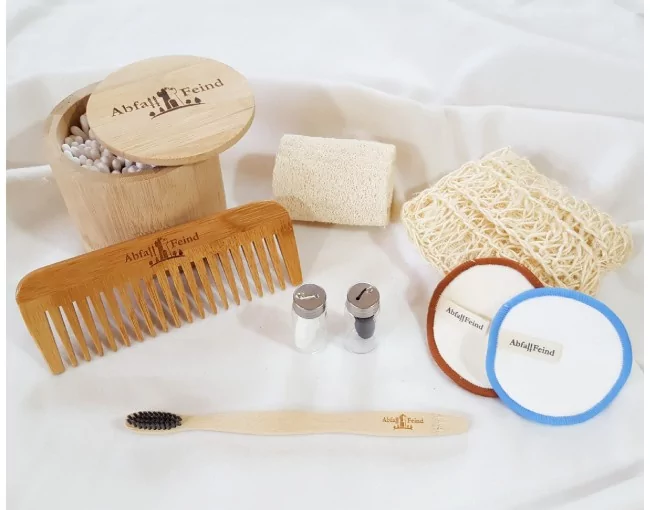 Duschschwamm aus Sisal mit Griff 3er Set