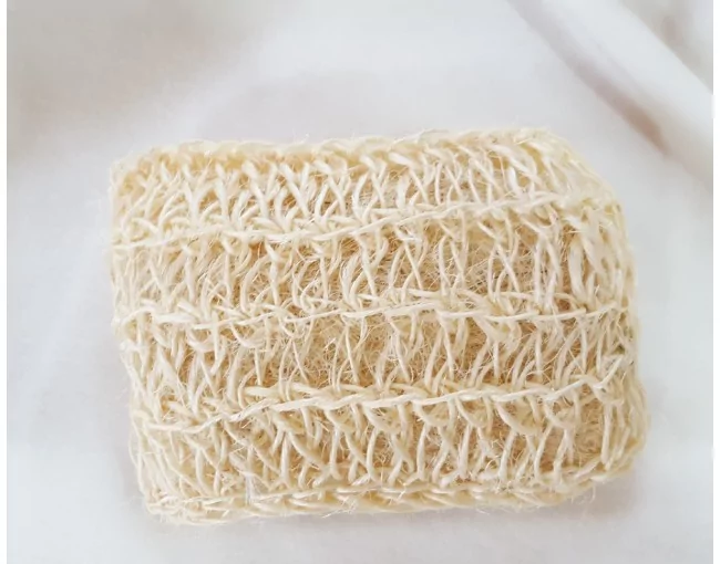 Duschschwamm aus Sisal mit Griff 3er Set