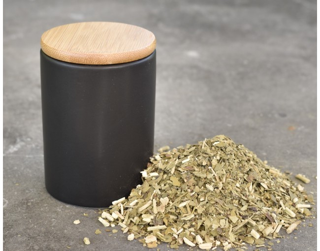 Élégants récipients à épices en céramique et bambou, lot de 8